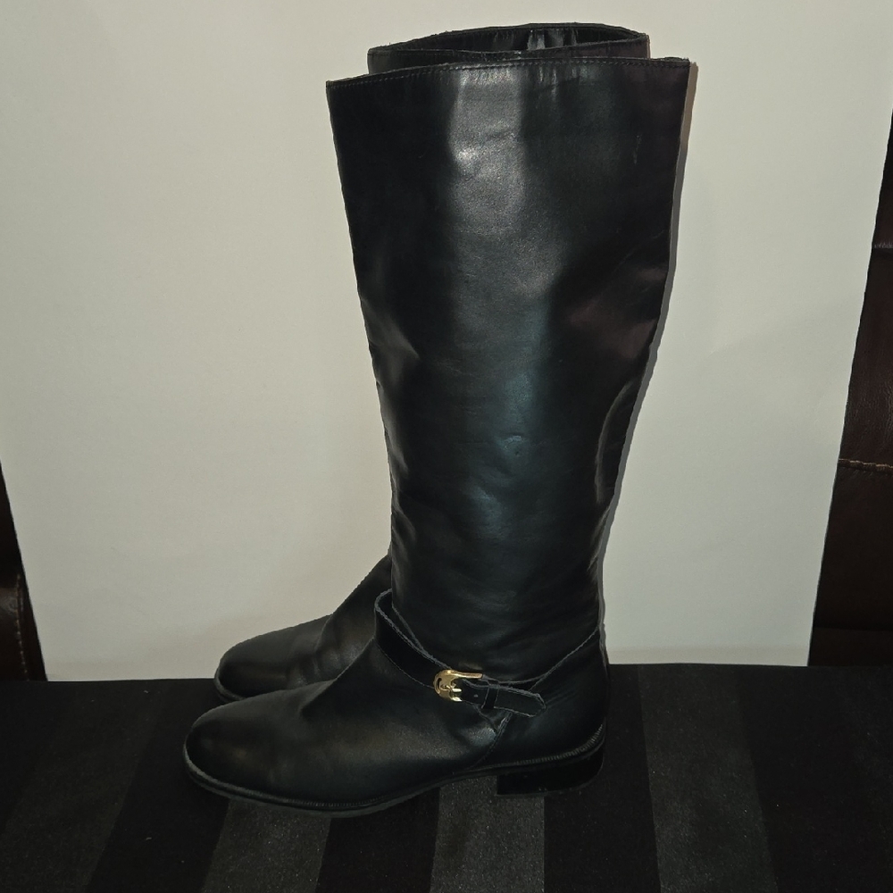 Etienne Aigner Black Winter & Rain Boots